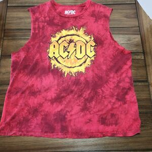 AC+DC Muscle T Red XL